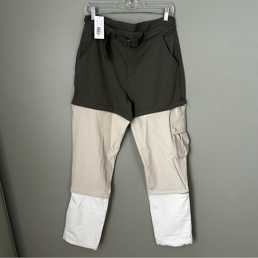 NWT outdoor voices‎ zip-off rectrek pants green size small women’s - Picture 2 of 10